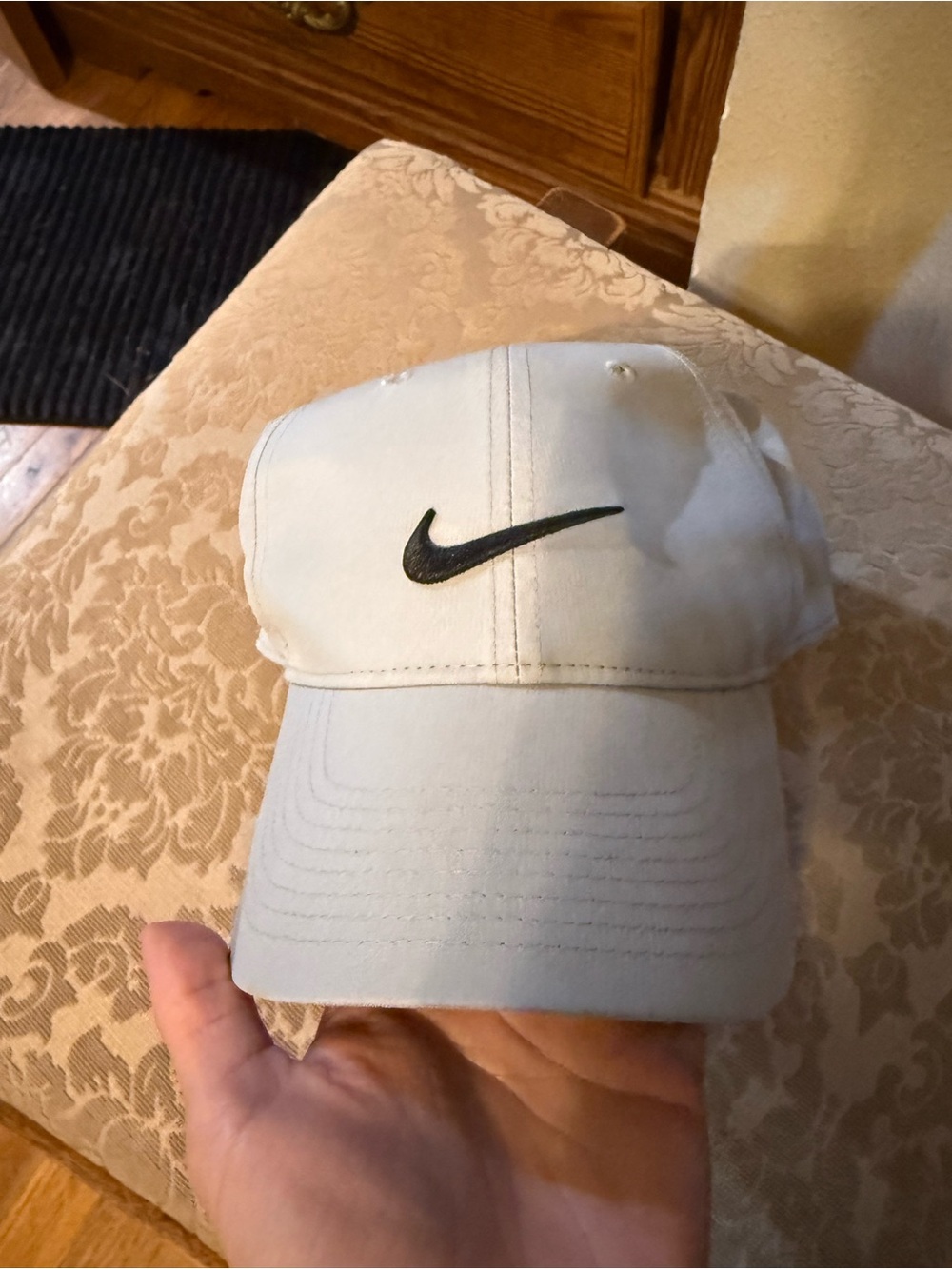 Nike Baseball Cap with Black Swoosh